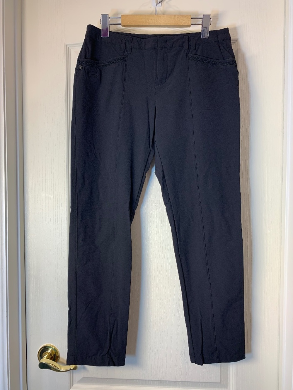 Lolë Women’s Travel Hiking Pants Black Size 8 Quick Dry UPF 50+ Water Repellent